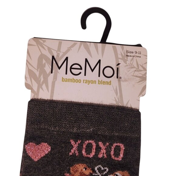Me Moi Dog Valentines Kiss Bamboo Blend Socks - Picture 3 of 4